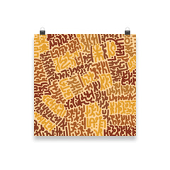 Caring Poster product mockup