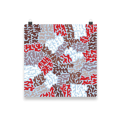 Gleeful Poster product mockup