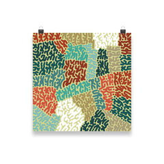 Level Headed Poster product mockup