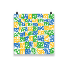 Meticulous Poster product mockup