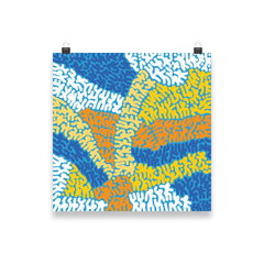 Peaceful Poster product mockup