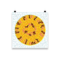 Stunned Poster product mockup