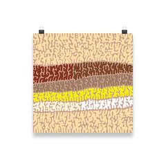 Tenacious Poster product mockup