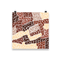 Warm Poster product mockup