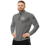 [Adidas X Super Yeti X Alien Inks] Yeti Headi Team Badge -  Embroidered Quarter Zip Pullover