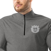 [Adidas X Super Yeti X Alien Inks] Yeti Headi Team Badge -  Embroidered Quarter Zip Pullover