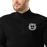 [Adidas X Super Yeti X Alien Inks] Yeti Headi Team Badge -  Embroidered Quarter Zip Pullover