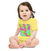 The Neon Awakening - Baby Short Sleeve One Piece