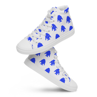 Super Yeti Feet (Men's High Top Canvas Shoes)