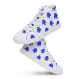 Super Yeti Feet (Men's High Top Canvas Shoes)