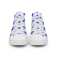 Super Yeti Feet (Men's High Top Canvas Shoes)
