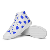 Super Yeti Feet (Men's High Top Canvas Shoes)