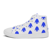 Super Yeti Feet (Men's High Top Canvas Shoes)