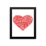 Alien Heart - Framed poster
