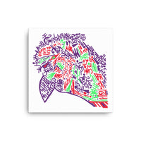 Neon Bird - Canvas