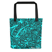 Silent Warrior Teal - Tote bag