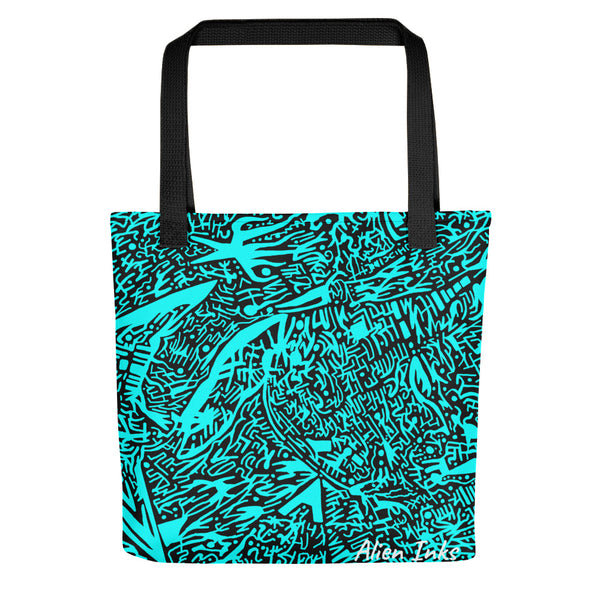Silent Warrior Teal - Tote bag