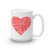 Red Alien Heart - Mug