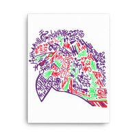 Neon Bird - Canvas