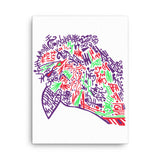 Neon Bird - Canvas