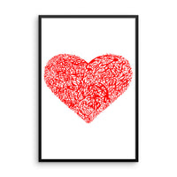 Alien Heart - Framed poster
