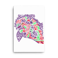 Neon Bird - Canvas