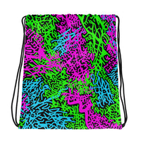 The Neon Awakening - Drawstring Bag
