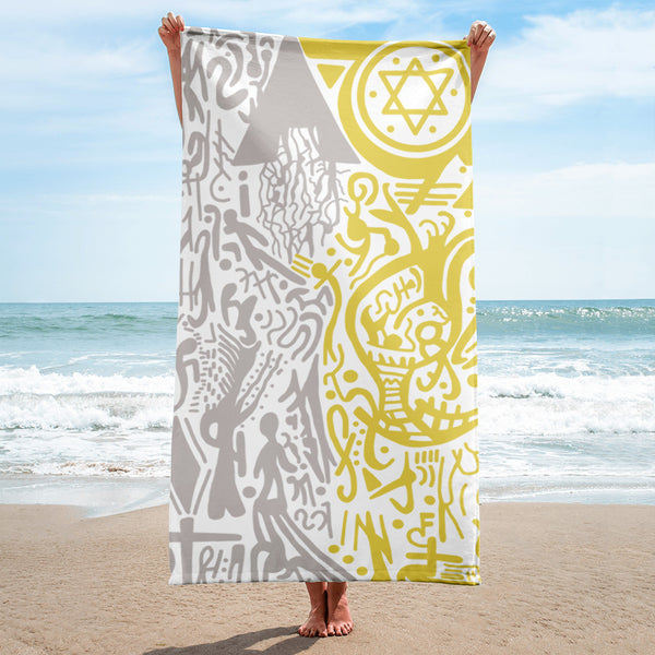 War Between Worlds - Beach Towel