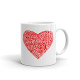 Red Alien Heart - Mug