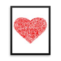 Alien Heart - Framed poster