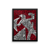 The Silent Warrior Framed poster
