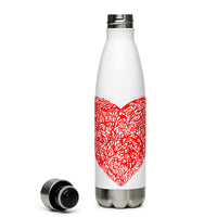 Heart Stainless Steel Water Bottle