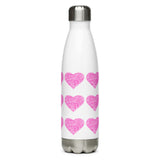 Pink Heart - Stainless Steel Water Bottle #2