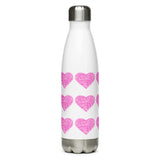 Pink Heart - Stainless Steel Water Bottle #2