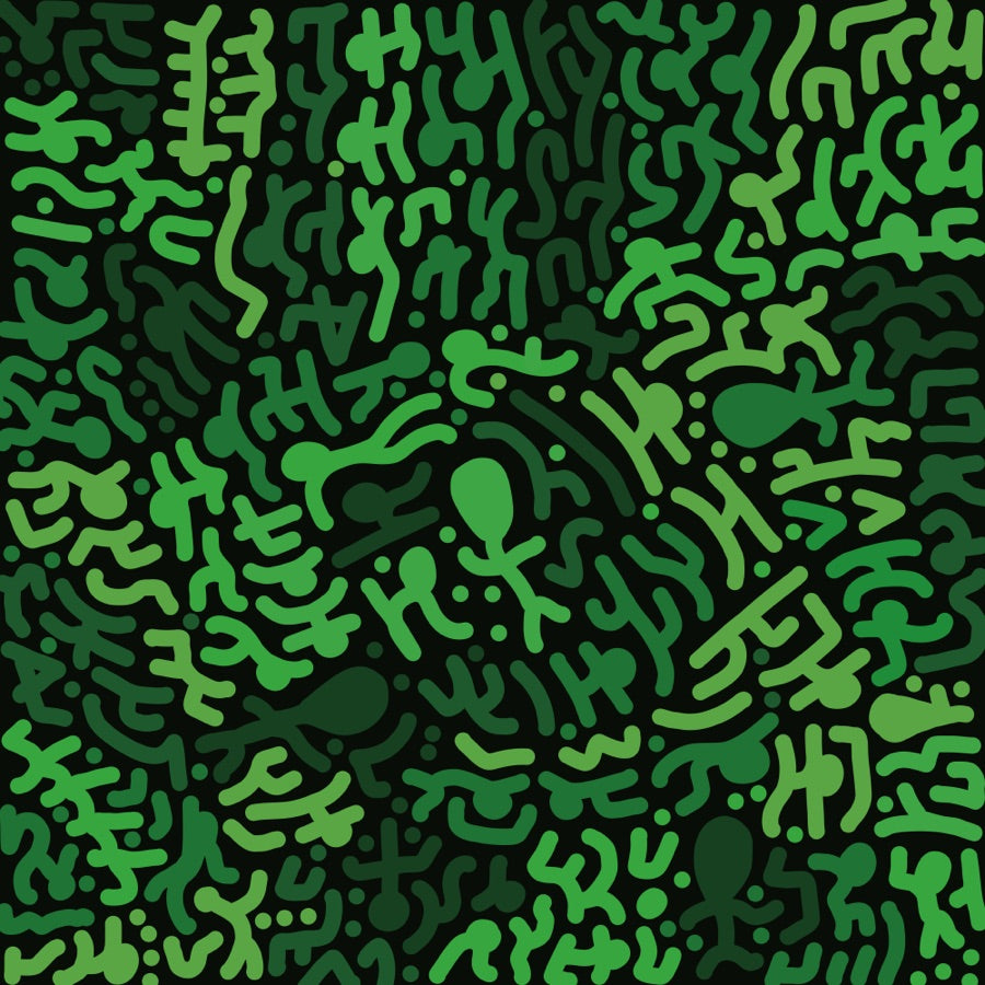 Adaptable Alien Trait symbolic art by Alien Inks