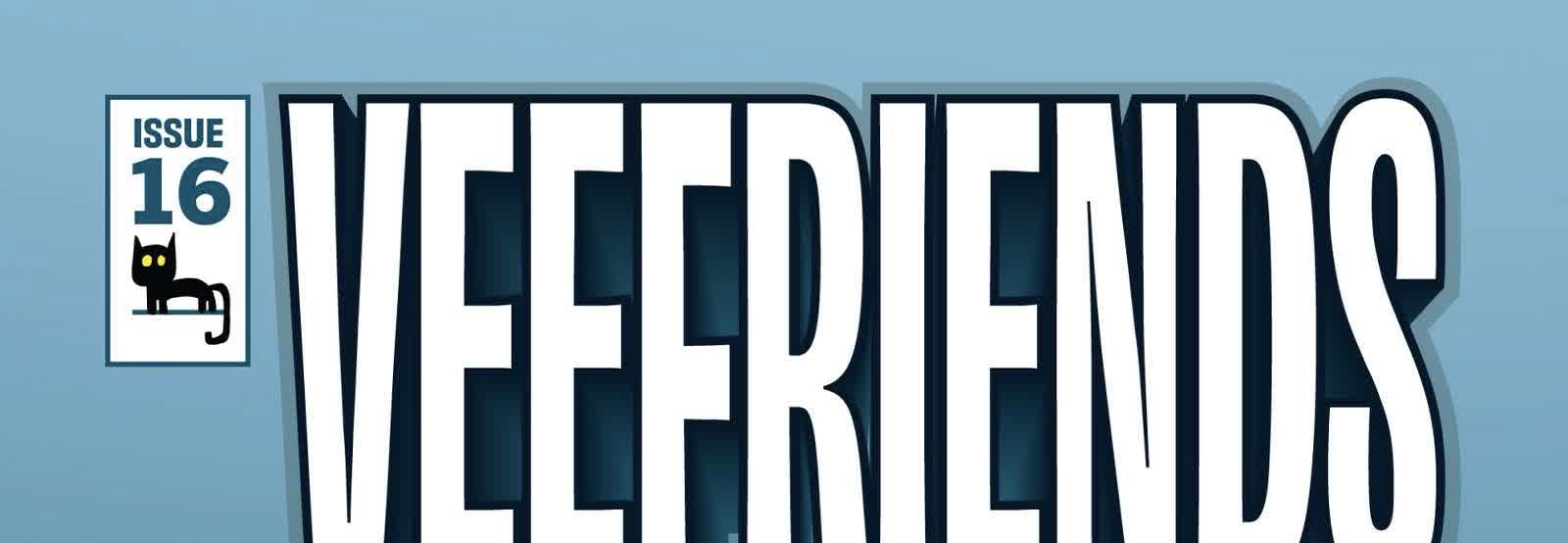 VeeFriends Issue 16 cropped masthead showing the issue number and VeeFriends logo